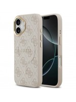 Dėklas Apple iPhone 17 Guess Gold Frame MagSafe